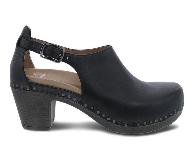 Women's Dansko Sassy Clogs in Black color