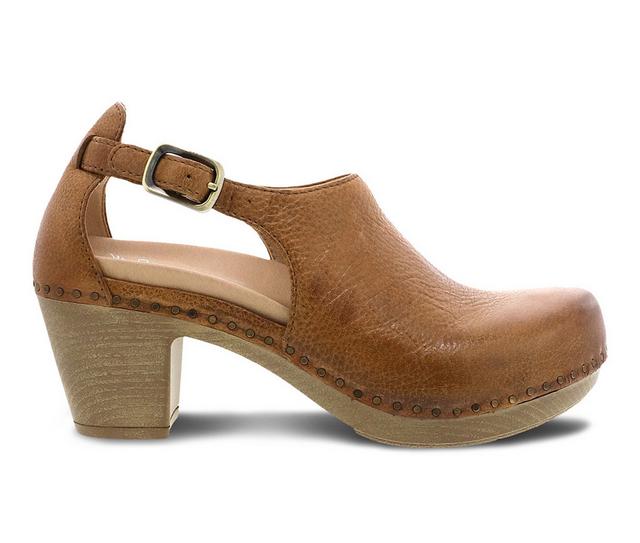 Women's Dansko Sassy Clogs in Tan color