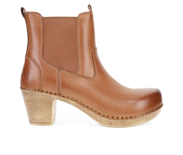 Women's Dansko Shayna Booties in Luggage color