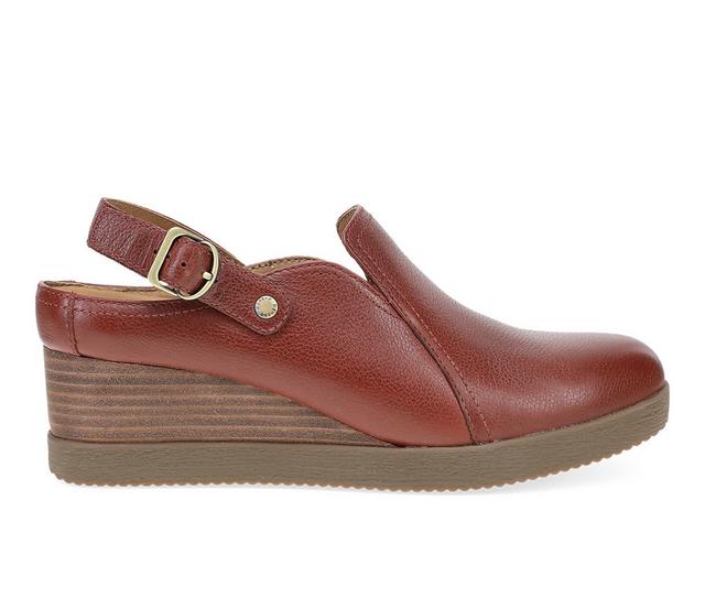 Women's Dansko Sheridan Wedges in Brick color