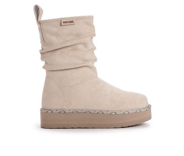 Women's Essentials by MUK LUKS Kyla Winter Boots in Stone color