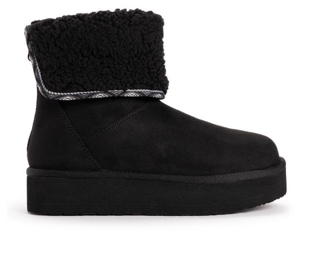 Women's Essentials by MUK LUKS Amelia Winter Booties in Black color