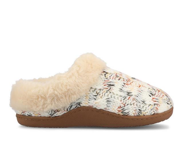 Journee Collection Adiah Clog Slippers in Beige color