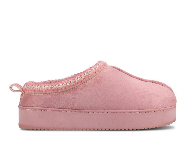 Journee Collection Connway Clog Slippers in Rose color
