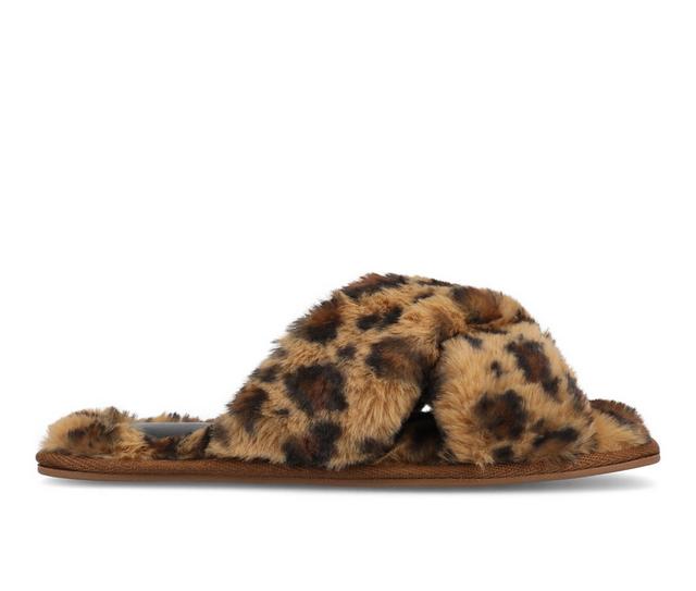 Journee Collection Veedia Slippers in Leopard color