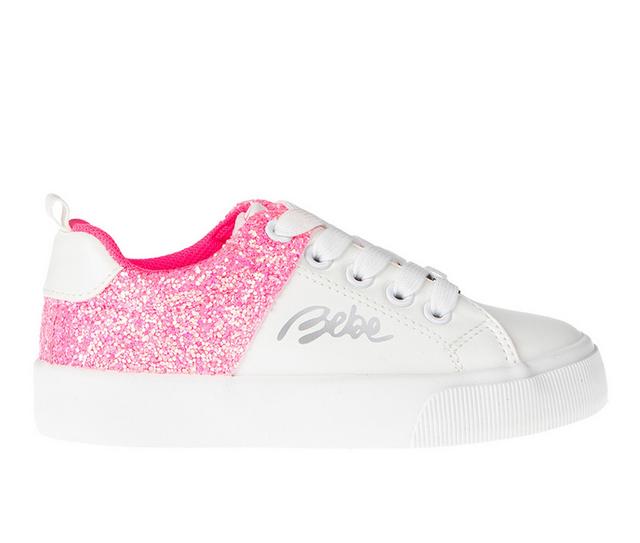 Girls' Bebe Little Kid Page Sneakers in Pink color