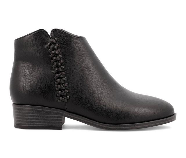 Mia Amore Lakelyn Booties in Black Wide color