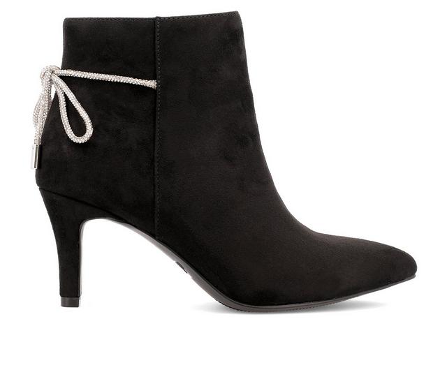 Mia Amore Lorrie Booties in Black/Silver color