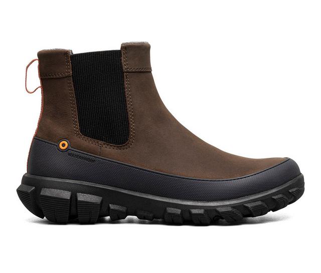 Bogs Footwear Cedar Chelsea Rain Boots in Slate Black color