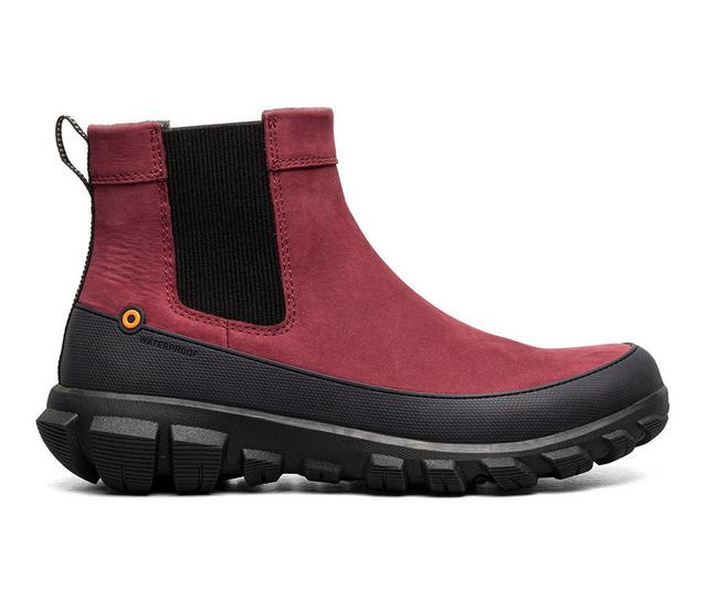 Bogs Footwear Cedar Chelsea Rain Boots in Tawney Port color