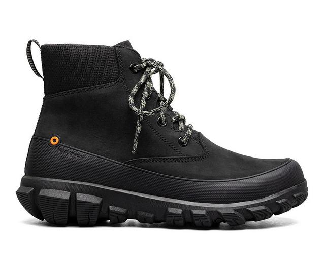 Bogs Footwear Cedar Mid Lace Rain Boots in Black color