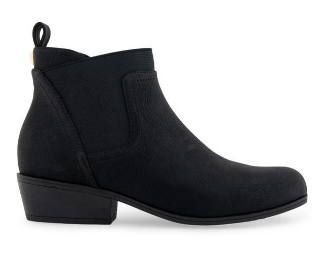 Women's Aerosoles Caddie Booties in Black color