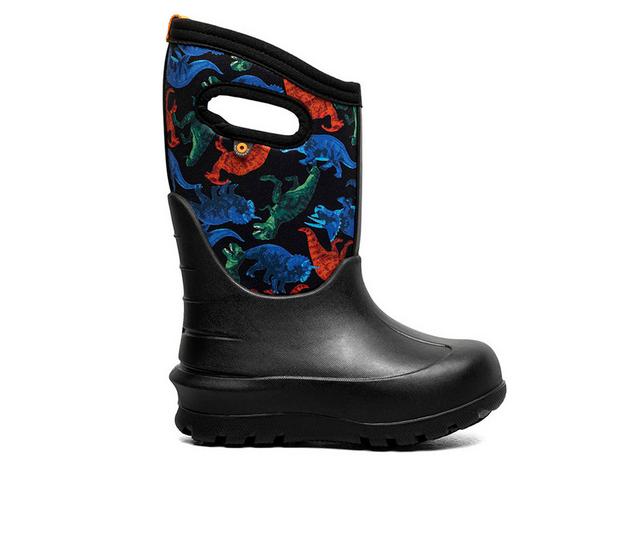 Bogs Footwear Neo Classic Dino Rain Boots in Black color