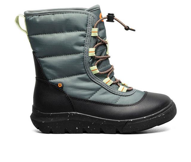 Bogs Footwear Skyline Snow Rain Boots in Dark Forest color