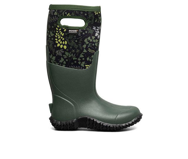 Bogs Footwear Mesa Botanical Rain Boots in Kombu Green color