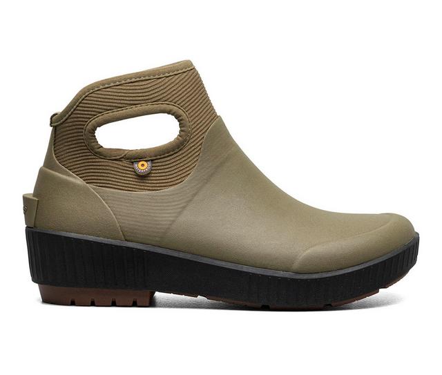 Bogs Footwear Seattle II Ankle Rain Boots in Military Olive color