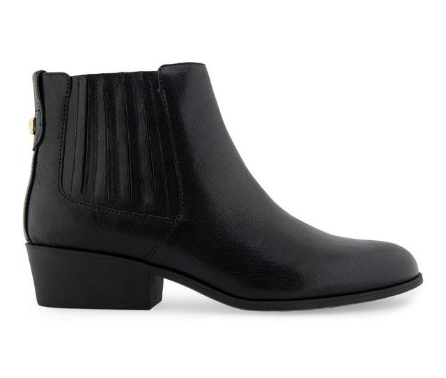 Women's Aerosoles Claus Booties in Black color