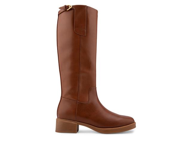 Women's Aerosoles Della Knee High Boots in Tan color