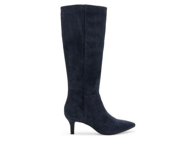 Women's Aerosoles Epic Knee High Boots in Navy color