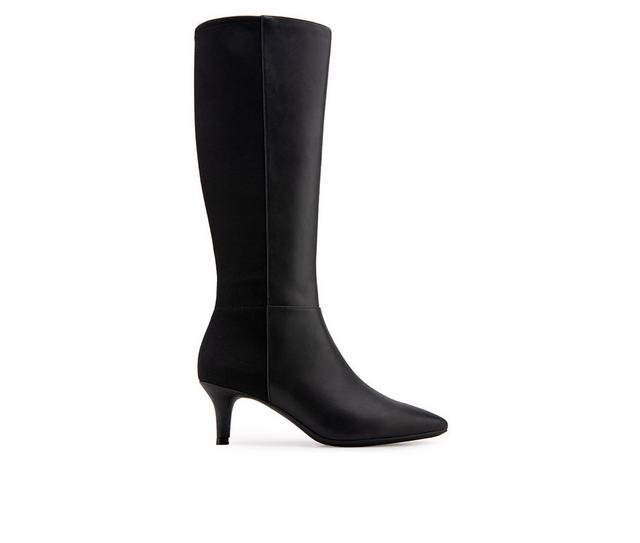 Women's Aerosoles Epic Shearling Knee High Boots in Black color