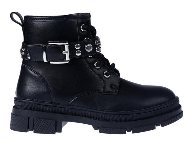 Girls' Vince Camuto Little Kid Laana Combat Boots in Black color