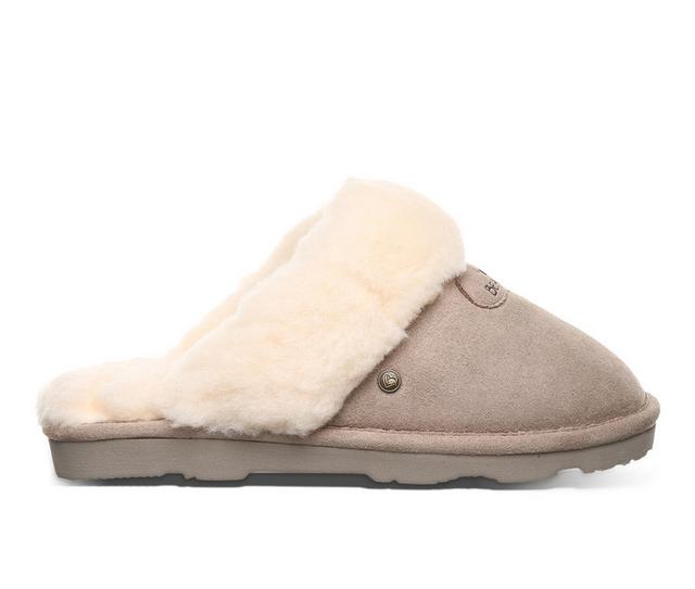 Bearpaw Women's Effie Vegan Slippers in Mushroom color