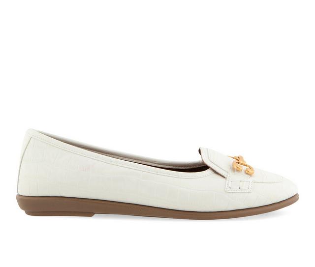 Women's Aerosoles Bobbi Flats in Eggnog color