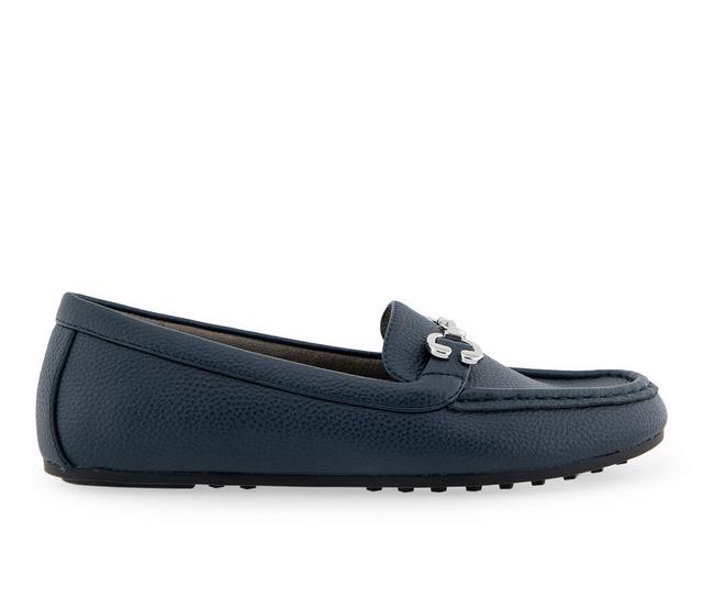 Women's Aerosoles Dallas Loafers in Navy color