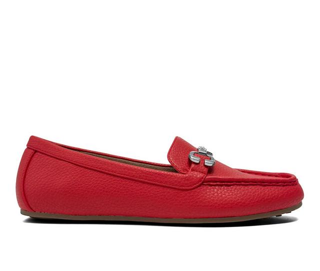 Women's Aerosoles Dallas Loafers in Rich Red color