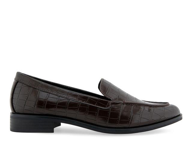 Women's Aerosoles Everest01 Loafers in Java Croco color