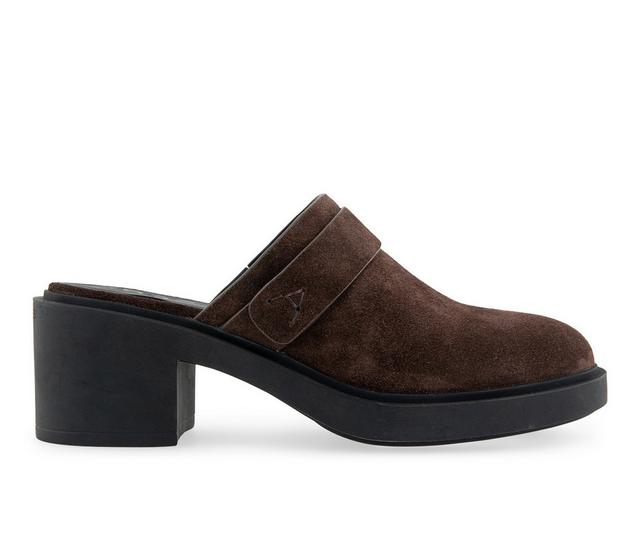 Women's Aerosoles Gunda Clogs in Java Suede color