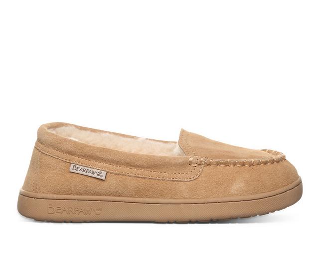 Bearpaw Little & Big Kid Jamie Moccasin Slippers in Iced Coffee color