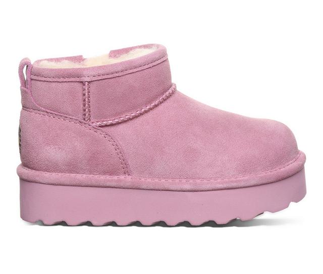 Girls' Bearpaw Little & Big Kid Retro Shorty Platform Winter Booties in Dusky Orchid color