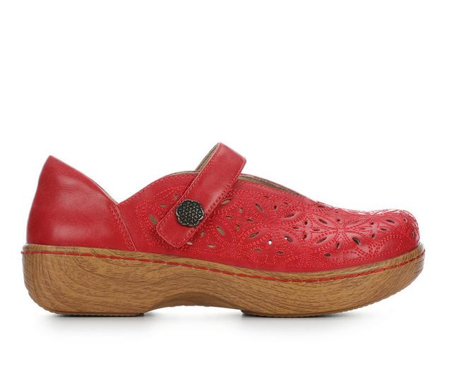 Women's ALEGRIA Opheliah Work Clogs in Razberry Breeze color