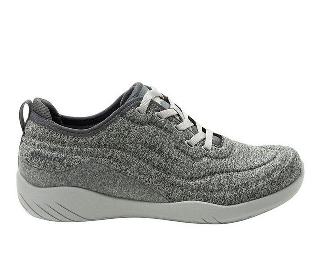 Women's ALEGRIA Liber8 Work Shoes in Static grey color