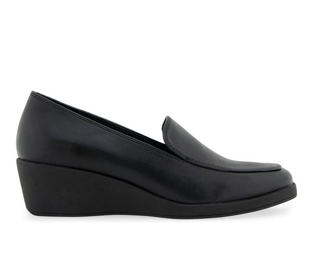 Women's Aerosoles Tart Loafers in Black color