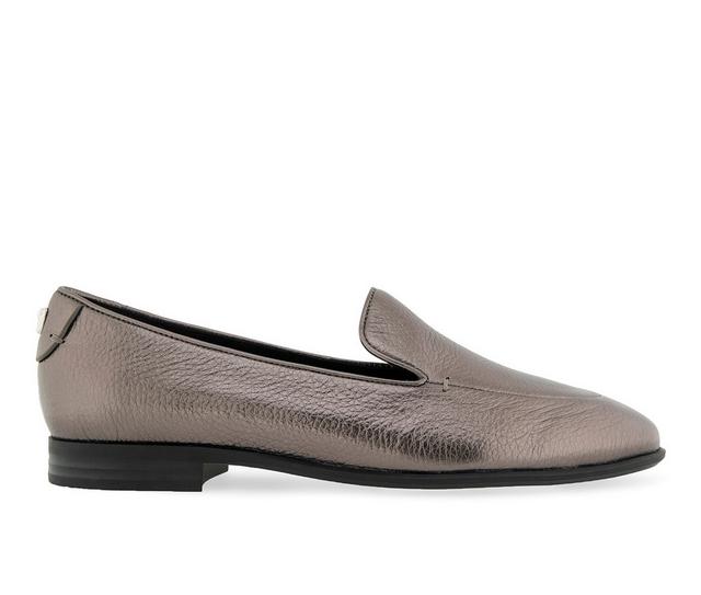 Women's Aerosoles Wells Loafers in Gunmetal color