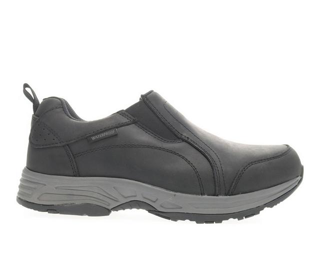 Men's Propet Cash North Waterproof Slip On Shoes in Black color