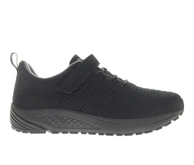 Men's Propet Tour Knit FX Sneakers in Black color