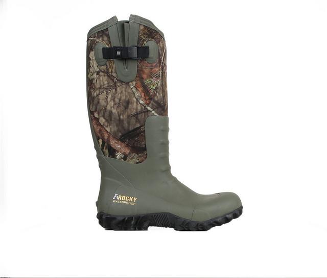 Men's Rocky Trophy Camo Pull On Insulated Boots in Camo color