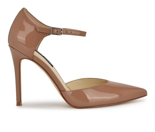 Women's Nine West Fiere Pumps in Natural Patent color