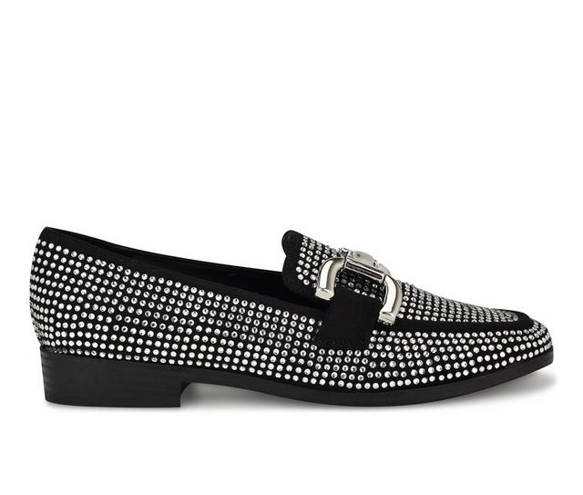 Women's Nine West Lilmas Loafers in Black color