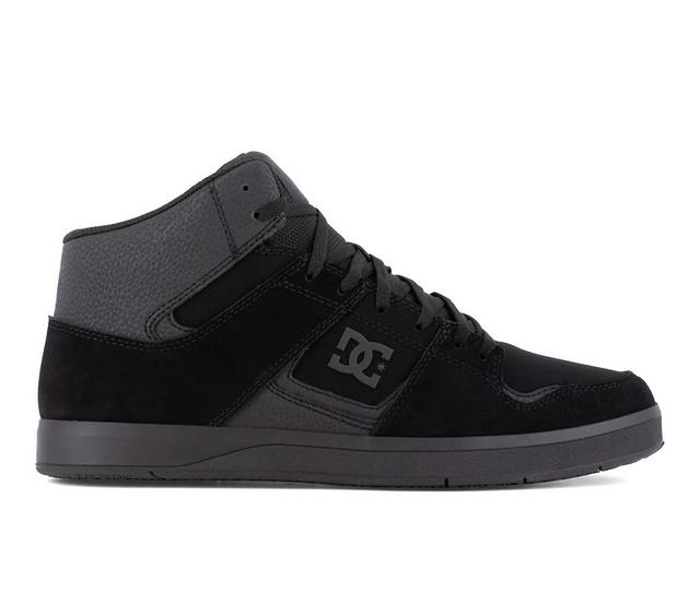 Men's DC Cure Work High Top EH Slip Resistant Work Shoes in Black color