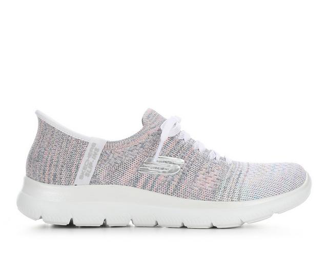 Women's Skechers 150274 Summits Slip-Ins Sneakers in White Multi color