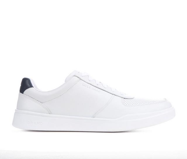 Men's Cole Haan Grand+ Pureshot Court Dress Sneakers in Optic White color