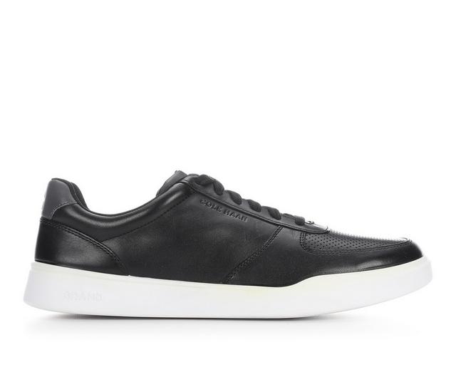 Men's Cole Haan Grand+ Pureshot Court Dress Sneakers in Black/White color