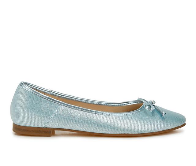 Women's Rag & Co Agshin Flats in Baby Blue color