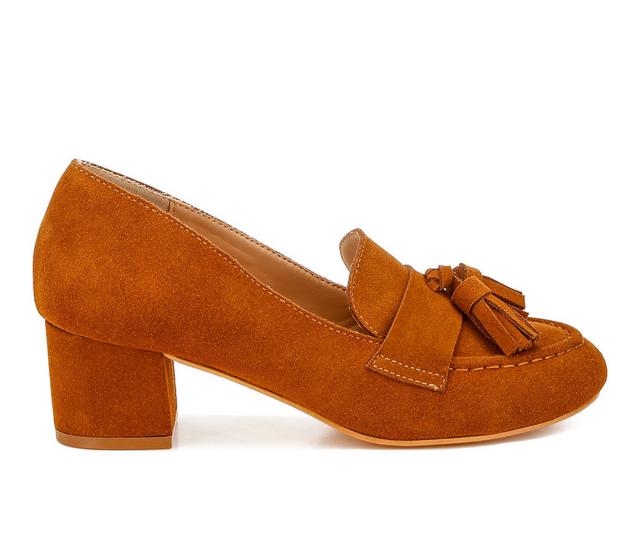 Women's Rag & Co Aloha Dress Loafers in Tan color