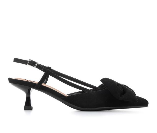 Delicious Doda-S Pumps in Black Suede color