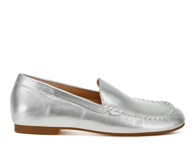 Women's Rag & Co Dama Loafers in Silver color